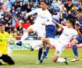 La Liga PHOTOS: Madrid wallop Getafe to put pressure on Barca