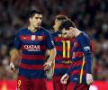 Tiring 'MSN' trident shouldering blame for Barcelona slump