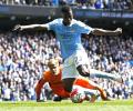 EPL PHOTOS: Man City go third, Newcastle hold Reds to rally