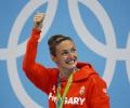 Hungary's Iron Lady finally strikes gold...in a new world record