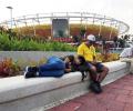 At sprawling Rio Games, even spectators are worn out