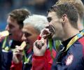 Phelps wins historic 21st Olympic gold