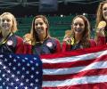 Ledecky takes third gold; Efimova makes second final