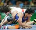 Grappler Babita eliminated after losing opening bout