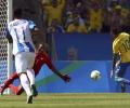 Neymar scores fastest goal in Olympic history as Brazil rout Honduras