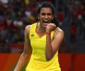 World Championship: Sindhu knocks out defending champ to enter semis; Saina out