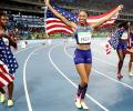 Felix gets record fifth gold as US win relay