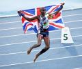 Rio Olympics: Farah completes distance double-double with 5000m gold