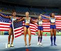 US win sixth straight gold in women's 4x400 relay