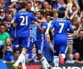 PHOTOS: Chelsea top after one-sided victory; United edge past Hull