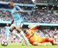 Sterling, Lewandowski dominate European football weekend