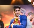 Will Vijender defend his WBO middleweight title on Saturday?