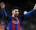 PHOTOS: Messi magic helps Barcleona cut deficit to Real