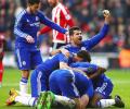 EPL PHOTOS: Chelsea late show sinks Southampton; Leicester's dream stays alive