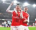 EPL PHOTOS: Arsenal go three clear at top, United end winless streak