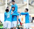 Serie A: Five-goal Napoli go top after Inter lose at home