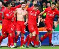 EPL: Liverpool sink Norwich in 9 goal thriller; Leicester fairytale continues