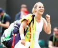 Cibulkova wedding plans uncertain after advancing at Wimbledon