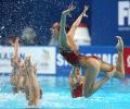 How Russia's synchro stars provide bright contrast their doping scandal