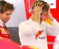 No further action against Ferrari's Vettel over collision with Hamilton