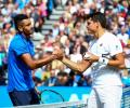 Queen's Club: Raonic off to a winning start under gaze of McEnroe