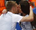 Euro exit: English WAGs comfort the stars