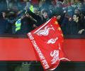 UEFA charge Man Utd, Liverpool over crowd trouble