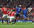 EPL PIX: Leicester draw at United; Ayew teaches Liverpool a lesson