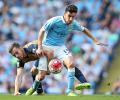 EPL PHOTOS: City CL hopes hit by home draw with Arsenal; Reds win