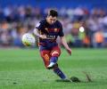 Free-kick maestro Messi equals Koeman's mark at Barcelona