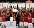 PHOTOS: Bayern celebrate Bundesliga title, Stuttgart relegated