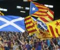 Catalan nationalists to give Scottish flags to Barcelona fans