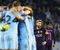 Champions League PIX: City stun Barca to keep hopes alive; Atletico, Bayern through