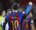 'Extraterrestrial' and 'best of all time' Lionel Messi nets 500th Barcelona goal