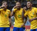 PHOTOS: Brazil thrash hapless Argentina 3-0