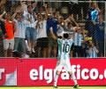 PHOTOS: Messi magic puts Argentina back on World Cup track