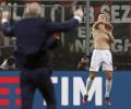 Inter's Perisic snatches last-gasp draw in Milan derby