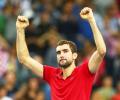 Davis Cup: Resilient Cilic fires Croatia ahead in final