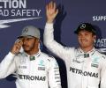 Rosberg fends off Hamilton to seize pole in Japan