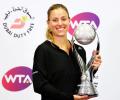 WTA Tour Finals: Superb Kerber overwhelms Halep