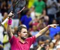 US Open: Wawrinka ends Del Potro's run