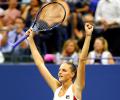 Czech Pliskova pulls off rare Williams double at US Open