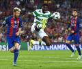 Champions League PIX: Messi sets hat-trick record; PSG wasteful