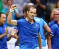 Davis Cup PIX: Croatia and France deadlocked after singles