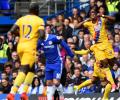 EPL PIX: Palace stun Chelsea, Man United held