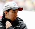 Force India's Perez and Red Bull's Ricciardo reprimanded for anthem breach