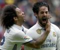 PHOTOS: Barcelona, Real Madrid bag nervy wins