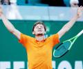 Monte Carlo Masters: Goffin sends Djokovic packing