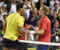 Tennis round-up: Nadal stunned by teen, Federer staggers past Ferrer