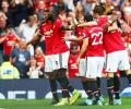 EPL PHOTOS: Lukaku strikes twice as United crush West Ham; Alli shines for Spurs